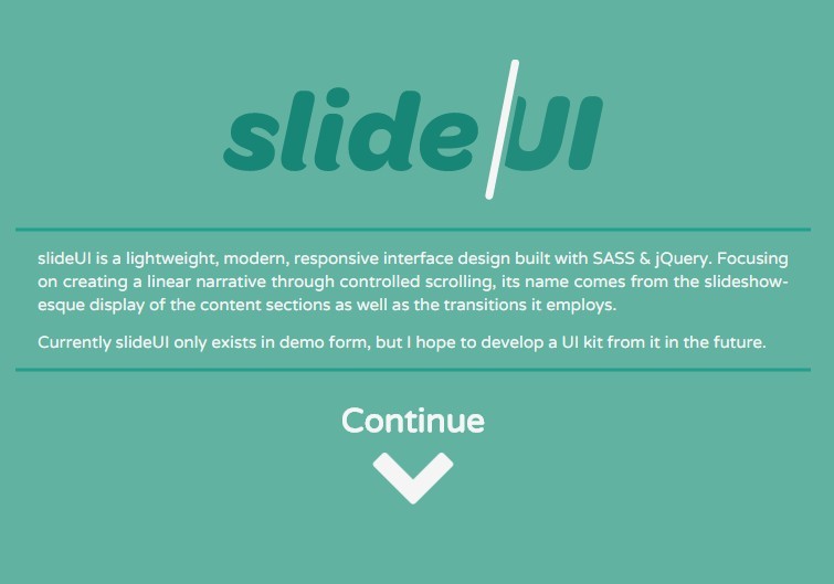 jQuery slideUI